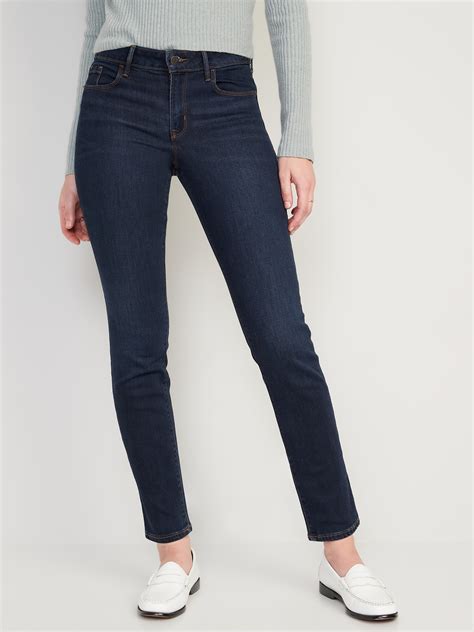 navy blue jeans for women.